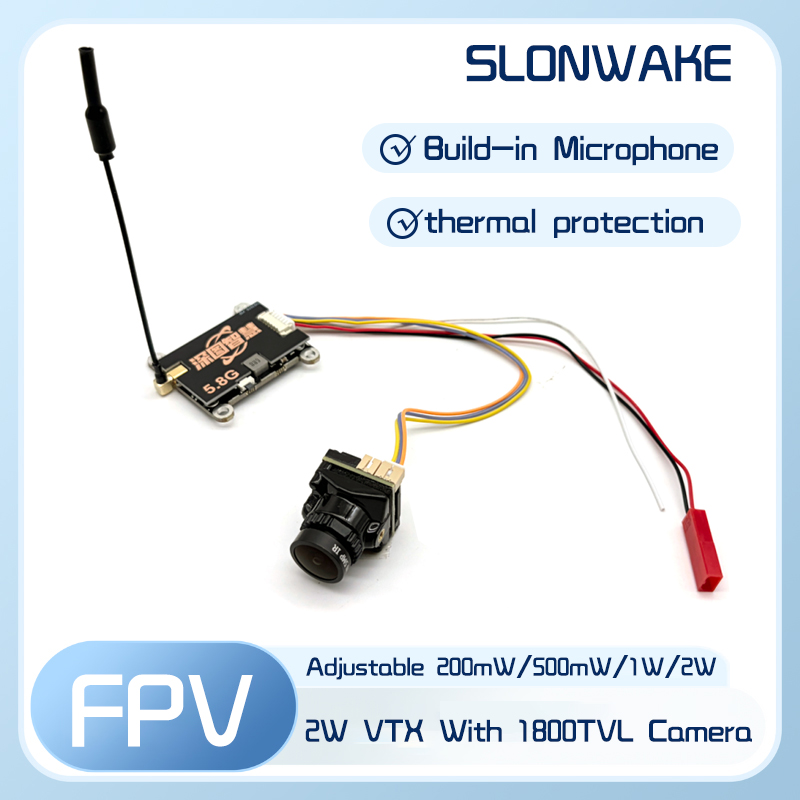 SLONWAKE 5.8G 56CH 2W transmit - đánh giá và giá Fpv Drone Quadcopter
