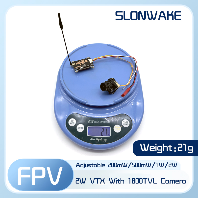 SLONWAKE 5.8G 56CH 2W transmit - đánh giá và giá Fpv Drone Quadcopter
